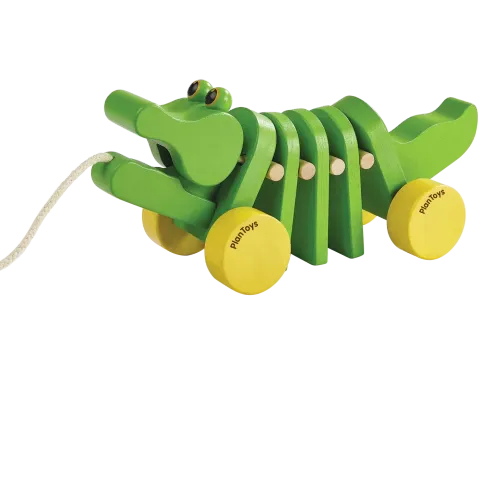 5105_PlanToys_DANCING_ALLIGATOR_Push_and_Pull_Fine_Motor_Imagination_Coordination_Tactile_Visual_Language_and_Communications_Gross_Motor_12m_Wooden_toys_Education_toys_Safety_Toys_Non-toxic_0