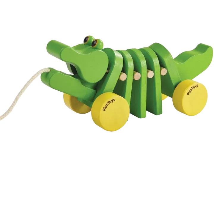5105_PlanToys_DANCING_ALLIGATOR_Push_and_Pull_Fine_Motor_Imagination_Coordination_Tactile_Visual_Language_and_Communications_Gross_Motor_12m_Wooden_toys_Education_toys_Safety_Toys_Non-toxic_0
