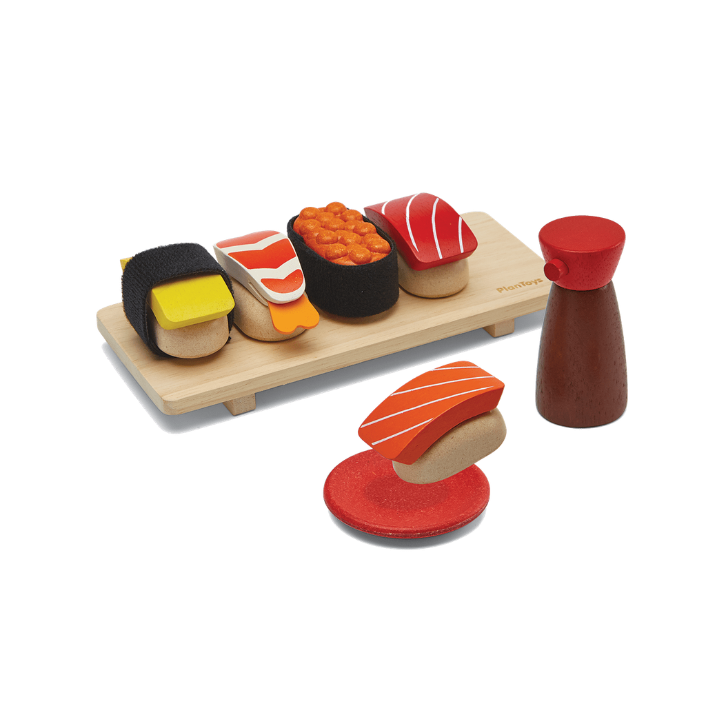 3627_PlanToys_SUSHI_SET_Pretend_Play_2yrs_Emotion_Musical_Imagination_Coordination_Wooden_toys_Education_toys_Safety_Toys_Non-toxic_