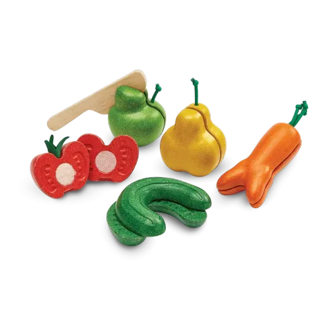 3495_PlanToys_WONKY_FRUIT_and_VEGETABLES_Pretend_Play_Coordination_Concentration_Imagination_Language_and_Communications_Social_Fine_Motor_18m_Wooden_toys_Education_toys_Safety_Toys_Non-toxic_0