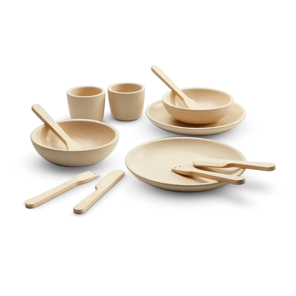 3614_PlanToys_TABLEWARE_SET_Pretend_Play_Imagination_Creative_Language_and_Communications_Social_Coordination_Emotion_2yrs_Wooden_toys_Education_toys_Safety_Toys_Non-toxic_0