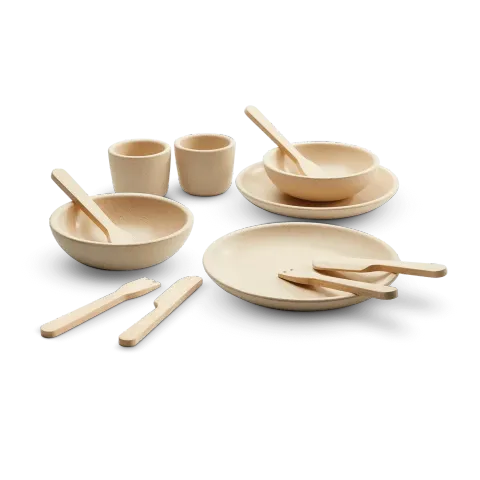 3614_PlanToys_TABLEWARE_SET_Pretend_Play_Imagination_Creative_Language_and_Communications_Social_Coordination_Emotion_2yrs_Wooden_toys_Education_toys_Safety_Toys_Non-toxic_0