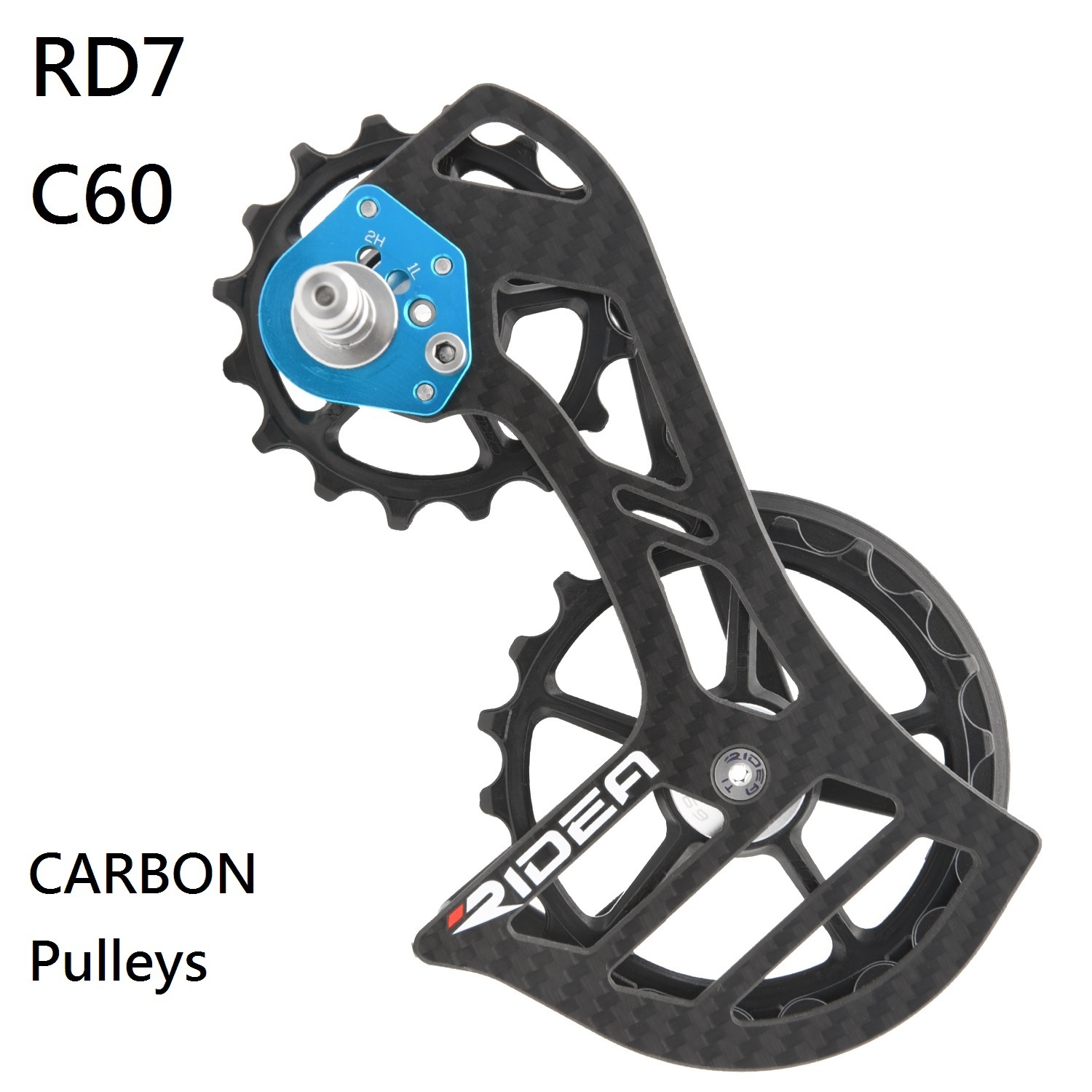 ほぼ新品 RIDEA Rear Derailleur Cage RD6-C60FC-C ビッグプーリー リディア 自転車 自転車の九蔵