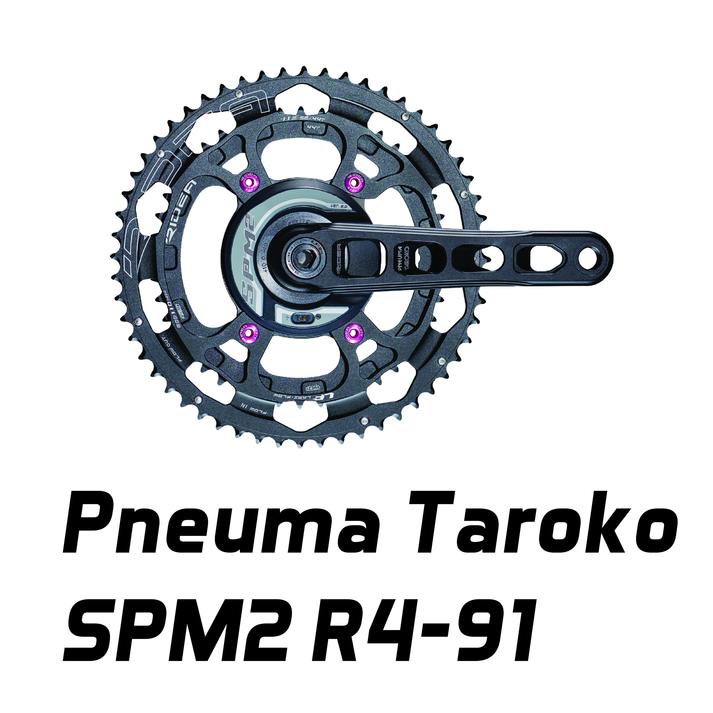 Pneuma Taroko SPM2 R4-91 BB24 Crank(Chain ring purchase separately