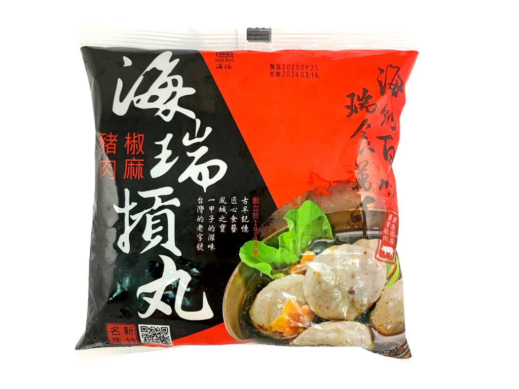 2100145 海瑞-椒麻豬肉摃丸300g