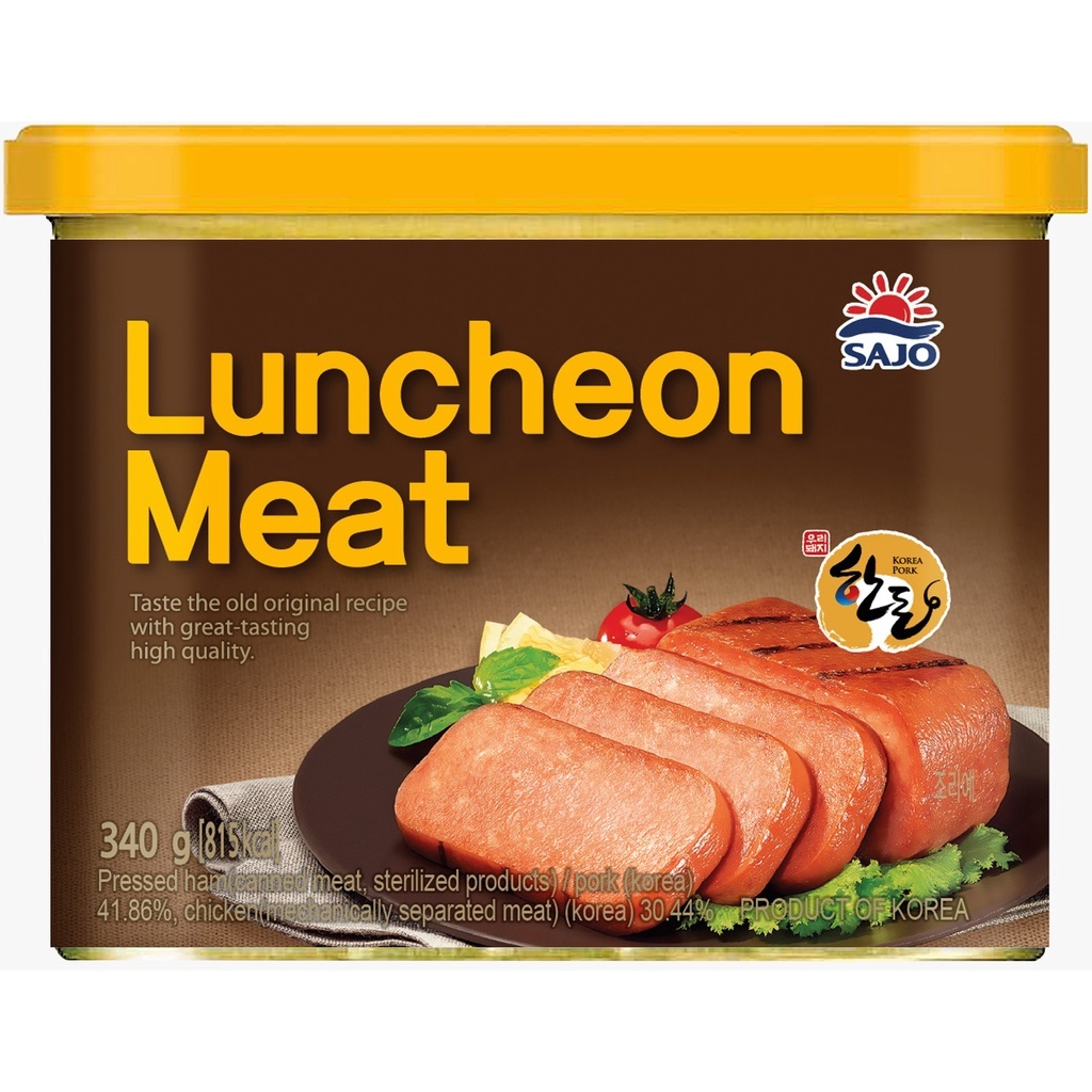 Sajo Premium Luncheon Meat 340G (70% Meat)