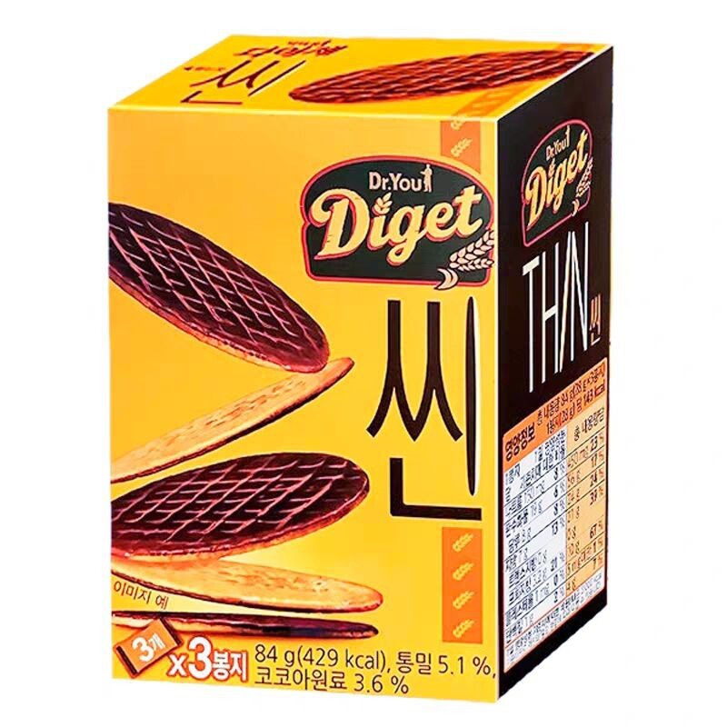Orion Dr.You Diget Choco Thin Cracker Biscuit 84G