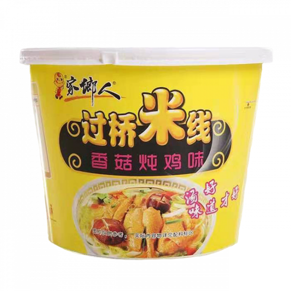 Jia Xiang Ren Rice Noodles with Chicken Mushroom 96G