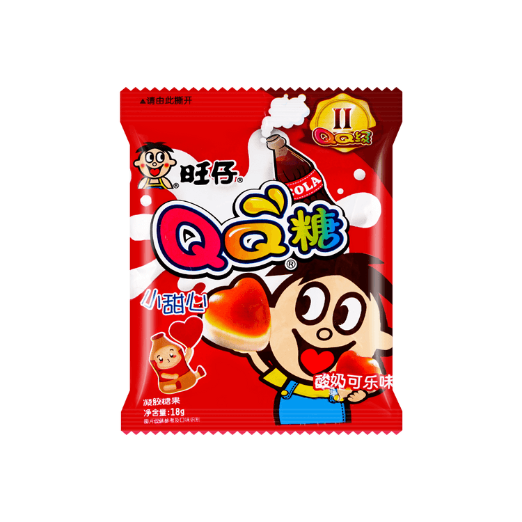 Wang Zai QQ Soft Candy with Yougrat Cola Flavor 18G