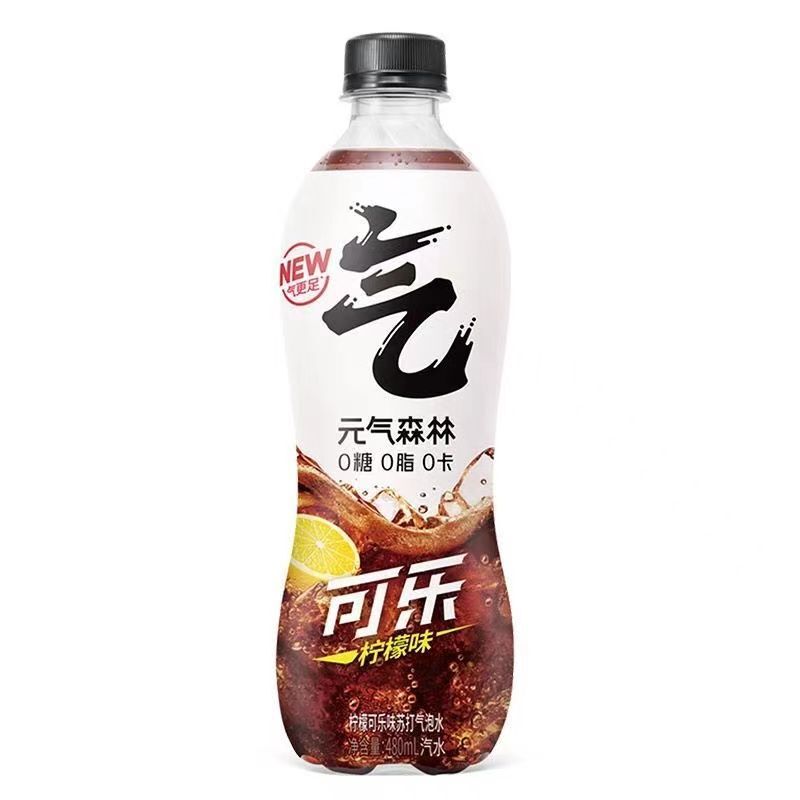 Genki Forest Sparkling Drinks Cola with Lemon Flavor 480ML