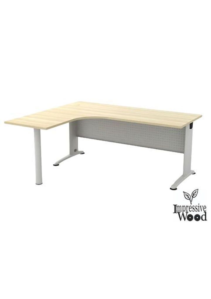 L LEFT CLERK STEEL DESK
