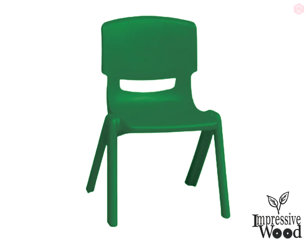 Children Plastic Chair 02 (GREEN)