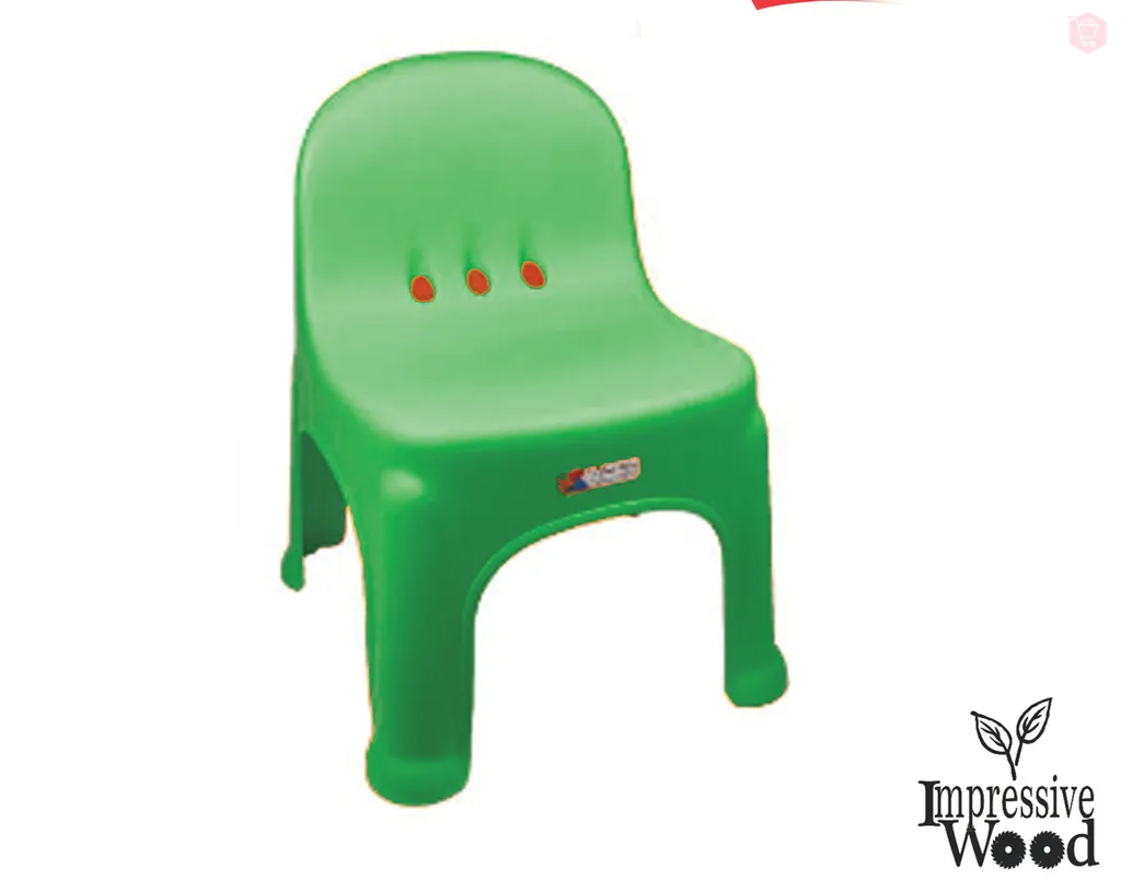 Children's Plastic Chair 01 (GREEN)