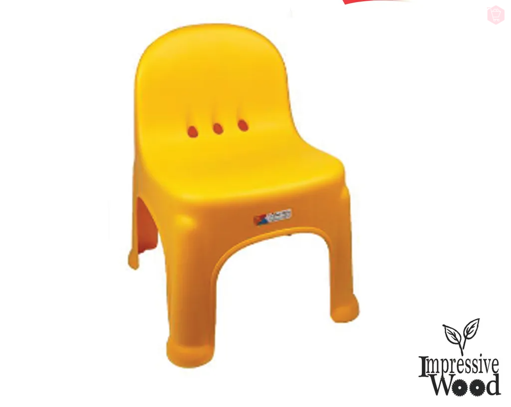 Children's Plastic Chair 01 (YELLOW)
