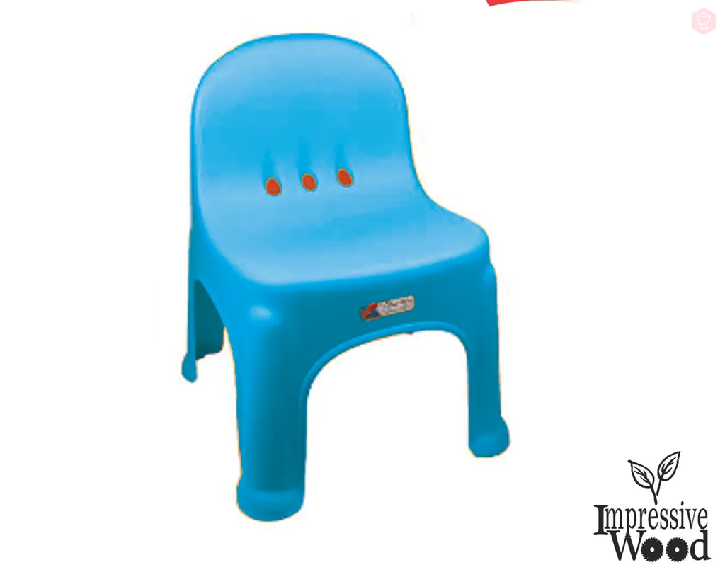 Children's Plastic Chair 01 (BLUE)