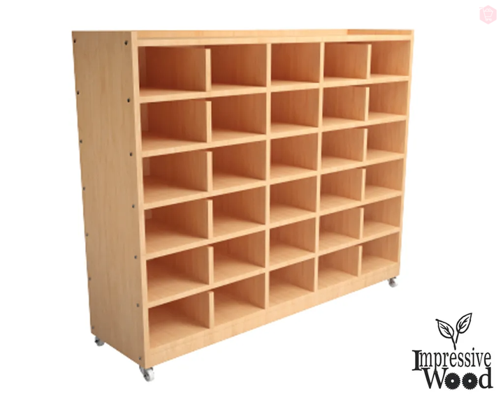 Pigeon Hole Shoe Rack