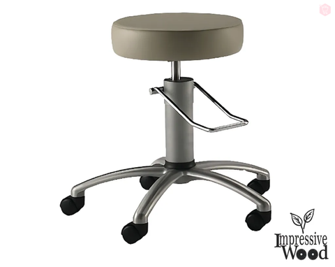 Hydraulic With Silver Column Surgical Stool