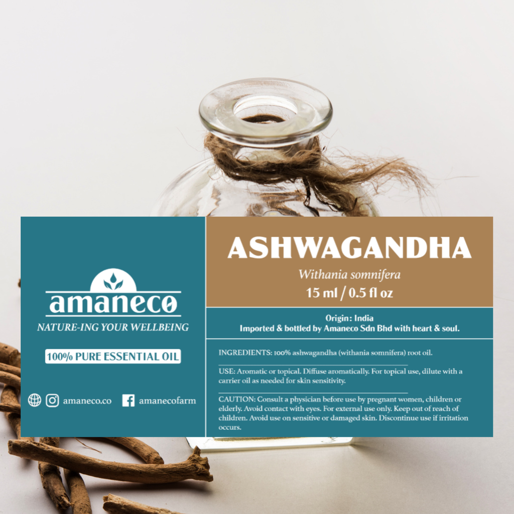 Amaneco Ashwagandha Essential Oil (15ml) amaneco