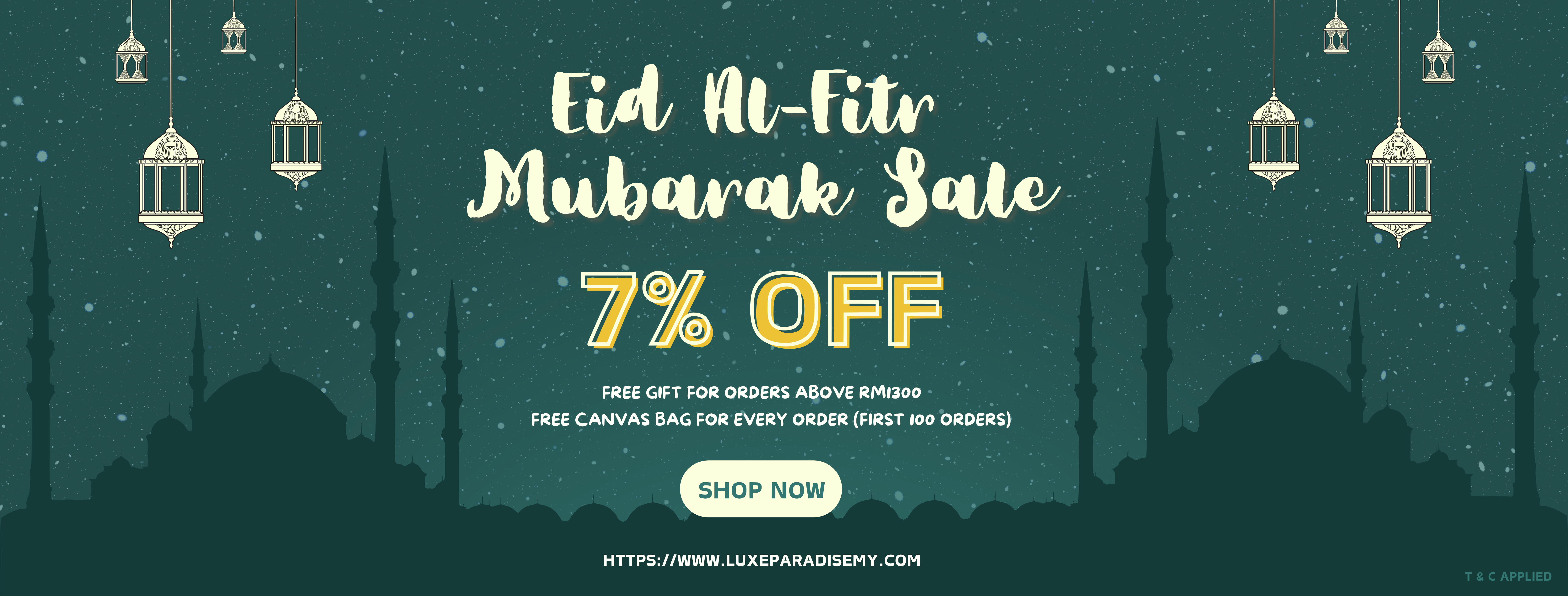 Eid Al-Fitr Mubarak Sale