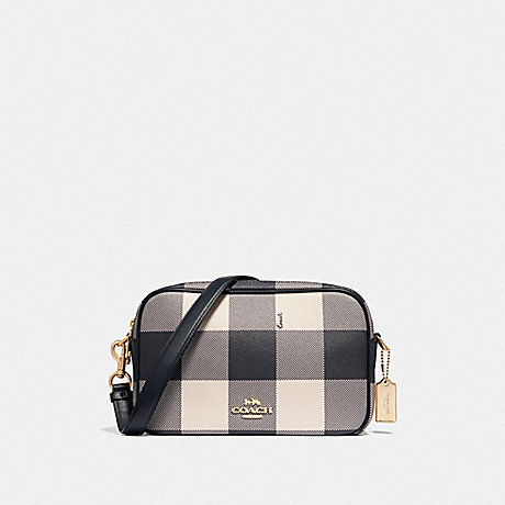coach buffalo plaid purse