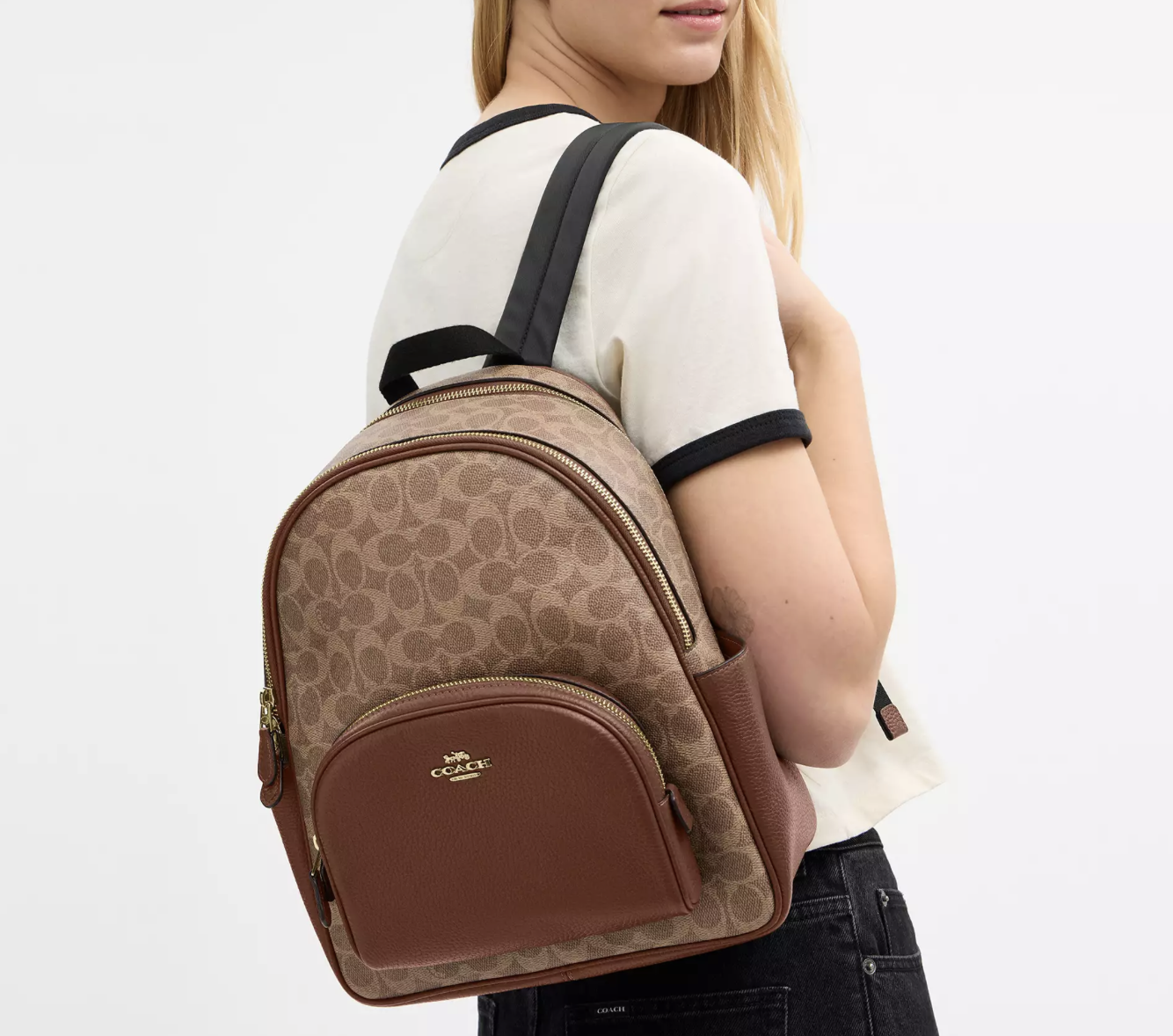 Coach Court Backpack In Signature Canvas CZ176 – Luxe Paradise