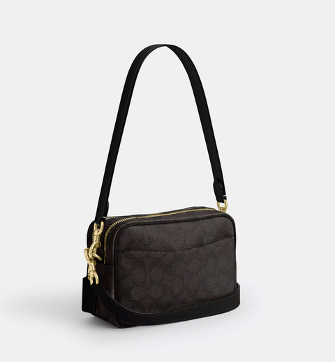 Coach Mini Carey Crossbody Bag In Signature Canvas CEK69 – Luxe