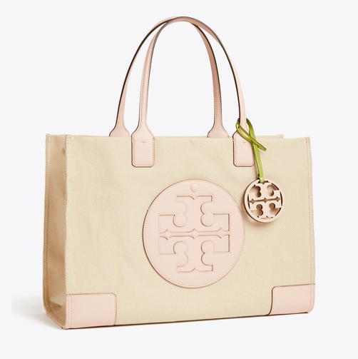 tory burch ella canvas tote