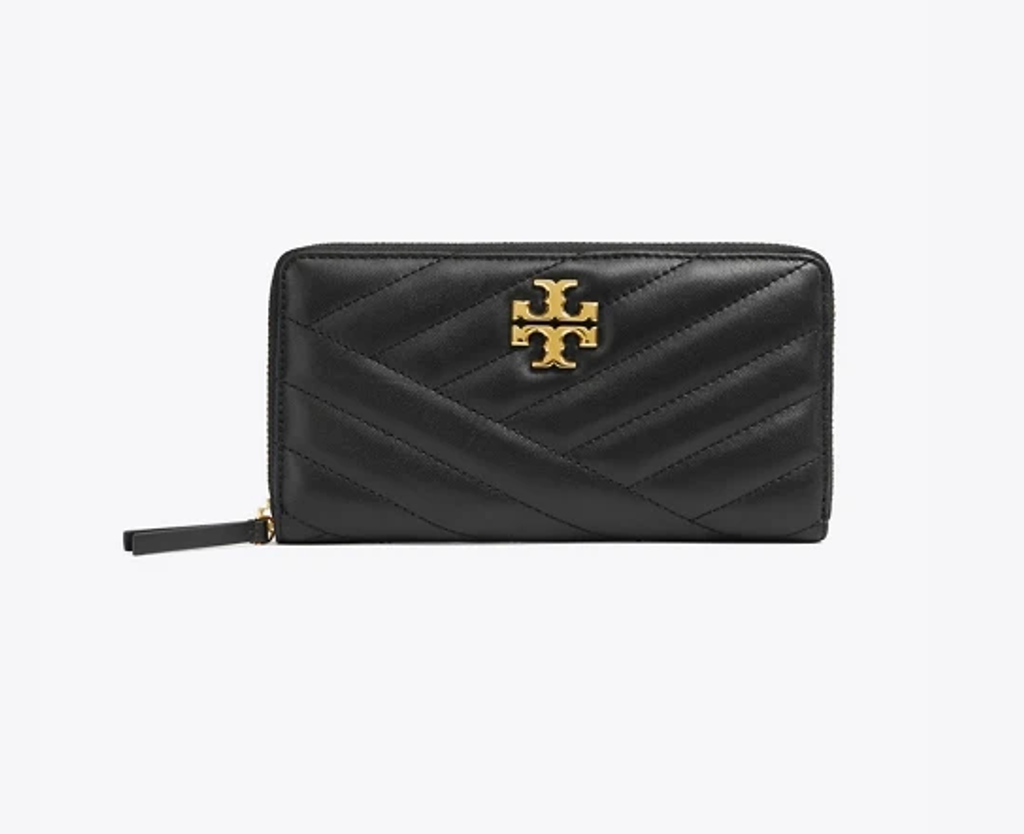 Tory Burch Kira Chevron Zip Continental Wallet – Luxe Paradise