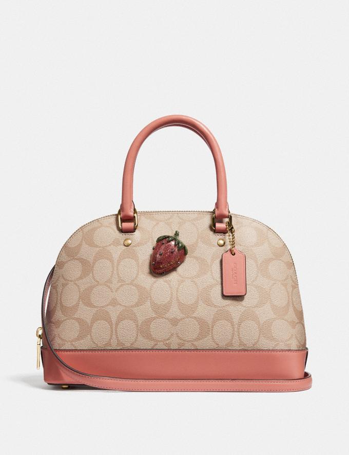 Coach Mini Sierra Satchel In Signature Canvas With Strawberry F72752 – Luxe  Paradise