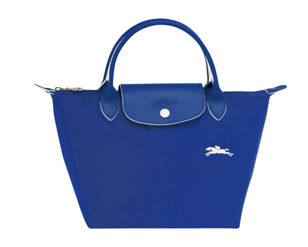 Longchamp Medium Le Pliage Club Shoulder Tote Bag (Blue Mist