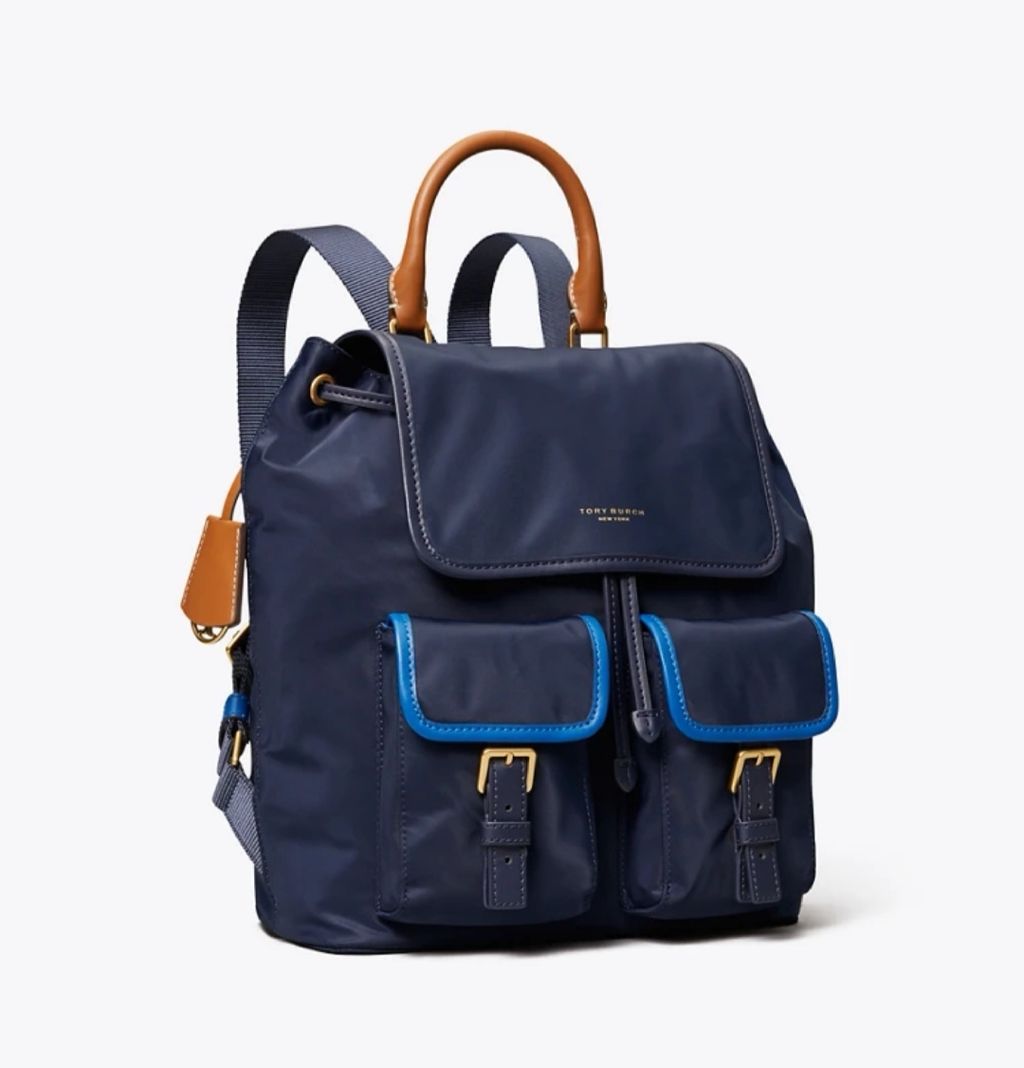 SALE/81%OFF】 トリーバーチ PERRY NYLON BLOCK FLAP BACKPACK