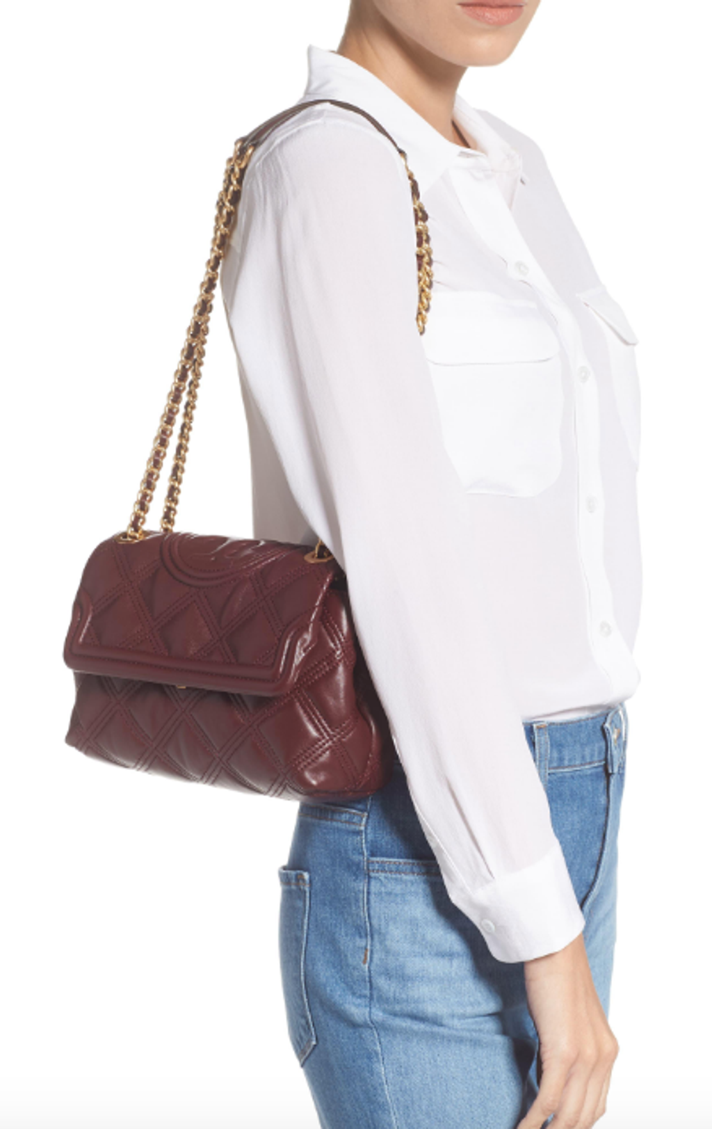 Fleming Soft Glazed Small Convertible Shoulder Bag