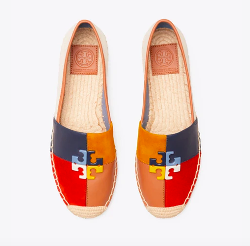 Tory Burch Logo Patchwork Espadrille – Luxe Paradise
