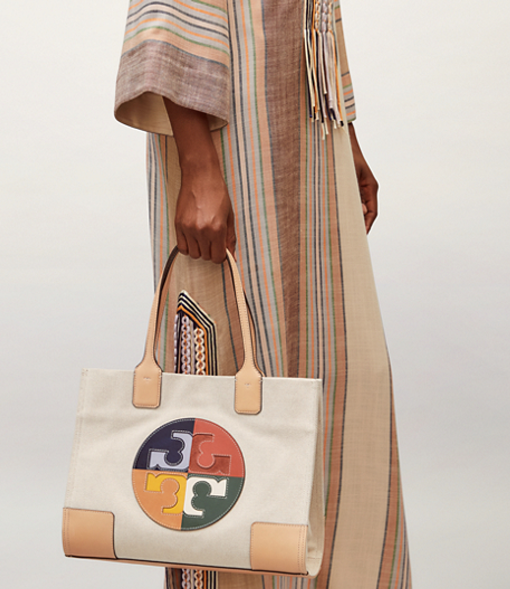 Tory Burch Ella Color-block Logo Tote – Luxe Paradise