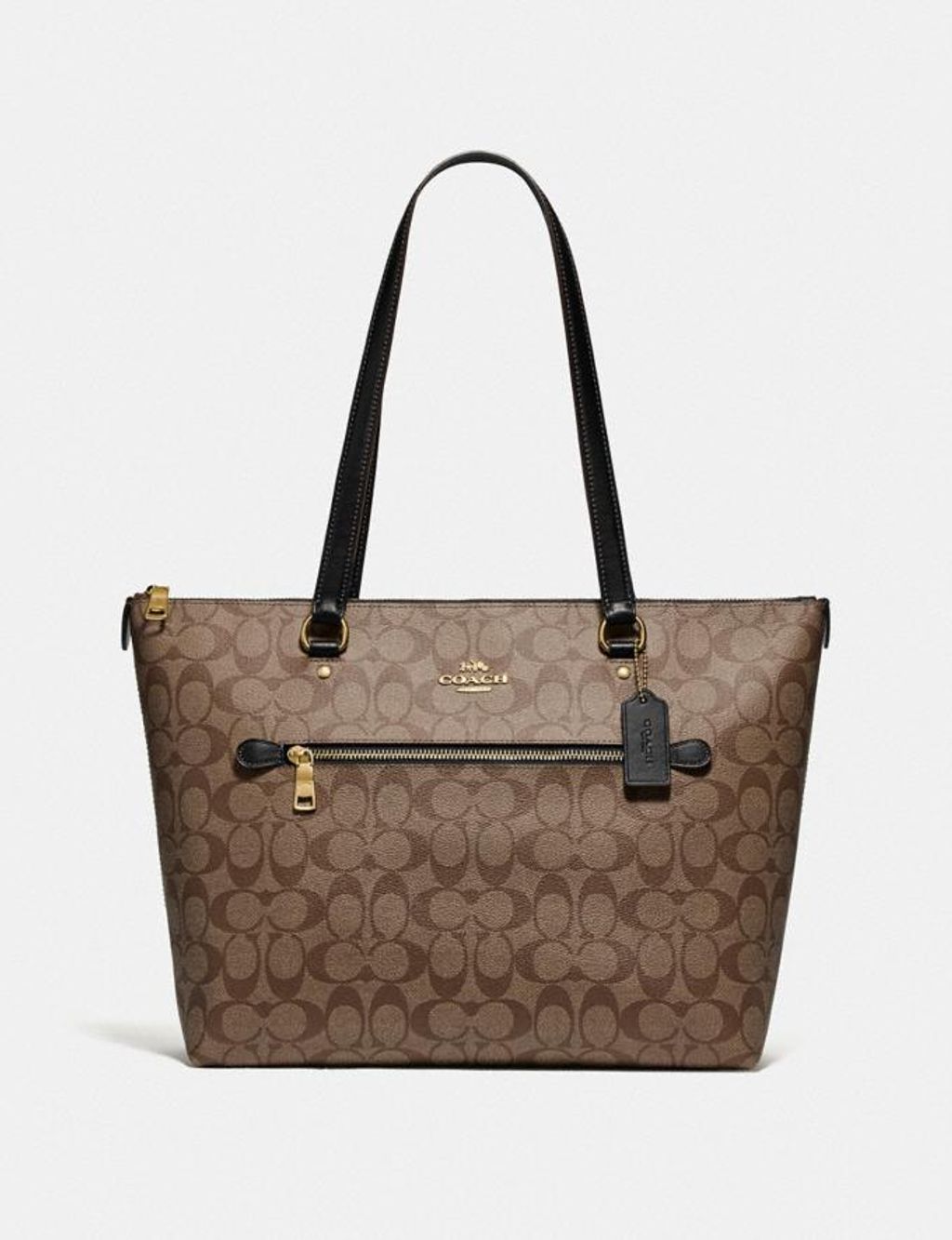 Coach Outlet Gallery Tote In Signature Canvas