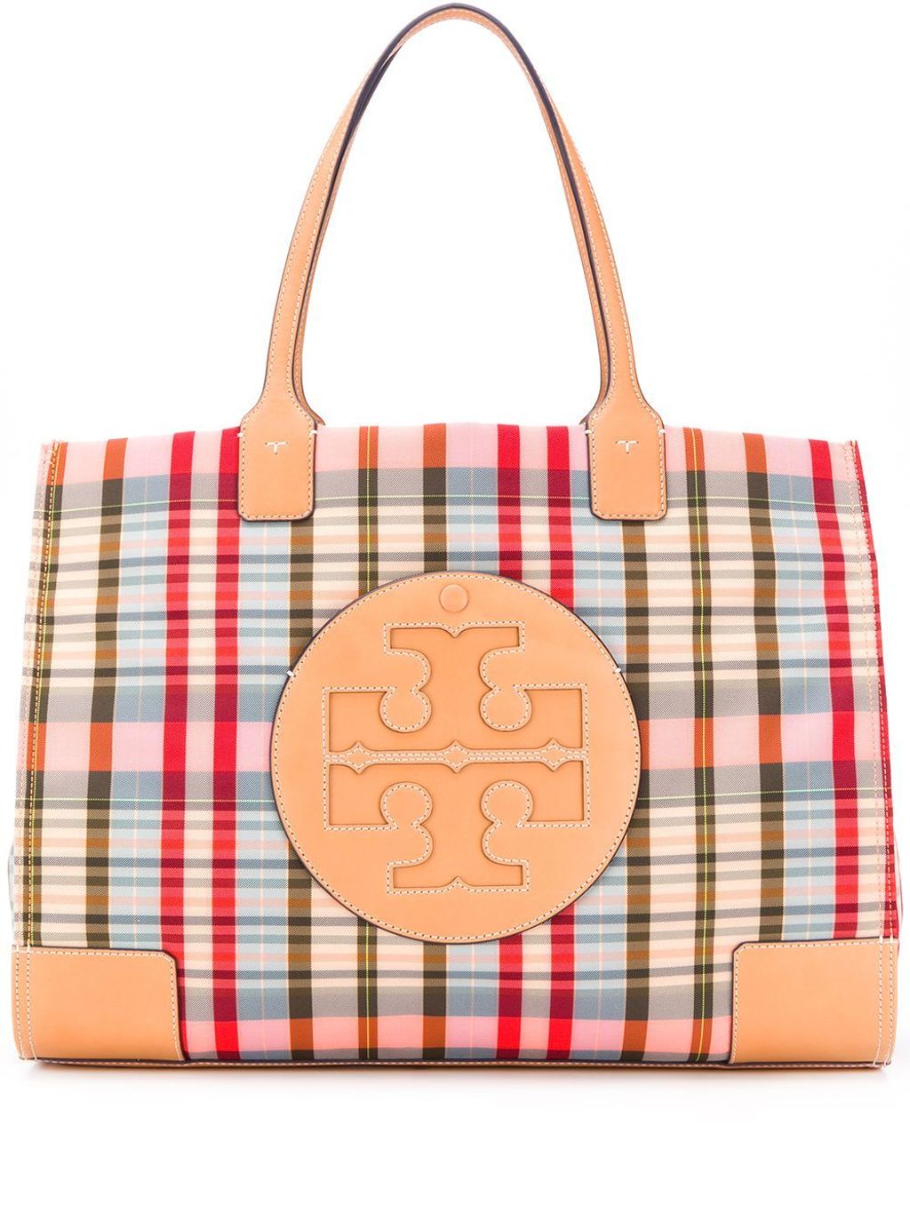 Tory Burch Ella Plaid Tote – Luxe Paradise