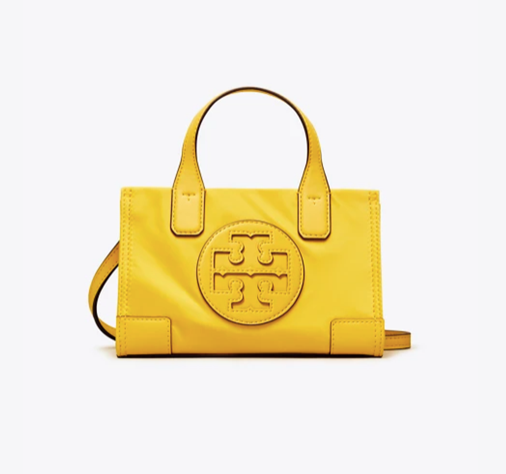 Buy Tory Burch ELLA Micro Tote 64884 Handbag Canvas x Leather