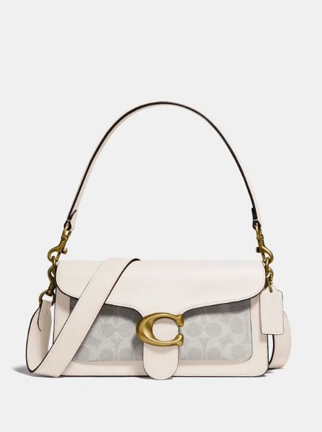 Coach Tabby Shoulder Bag 26 With Signature Canvas 91215 – Luxe Paradise