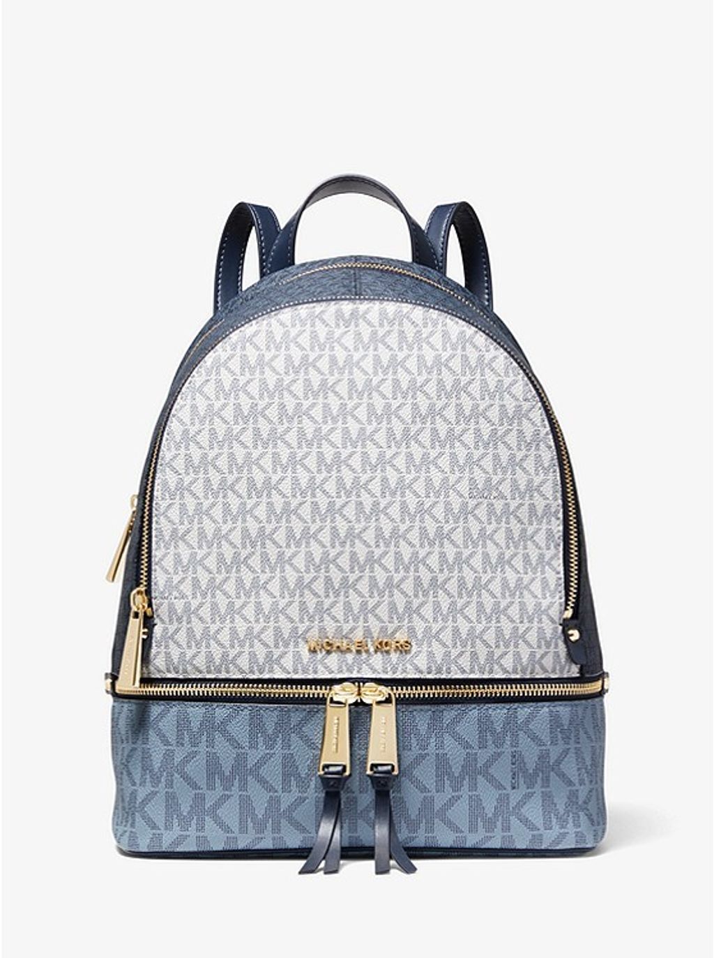 Michael Kors Rhea Medium Color-Block Logo Stripe Backpack (Luggage) in  Chennai at best price by Woman's World - Justdial