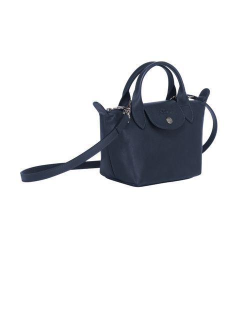 Longchamp Vermilion Le Pliage Cuir Webbing Mini Bag – www
