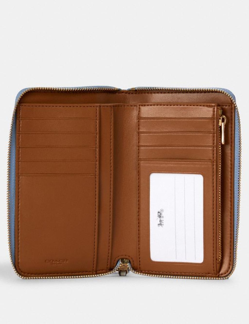 Coach Medium Zip Around Wallet With Orange Print F3151 – Luxe Paradise