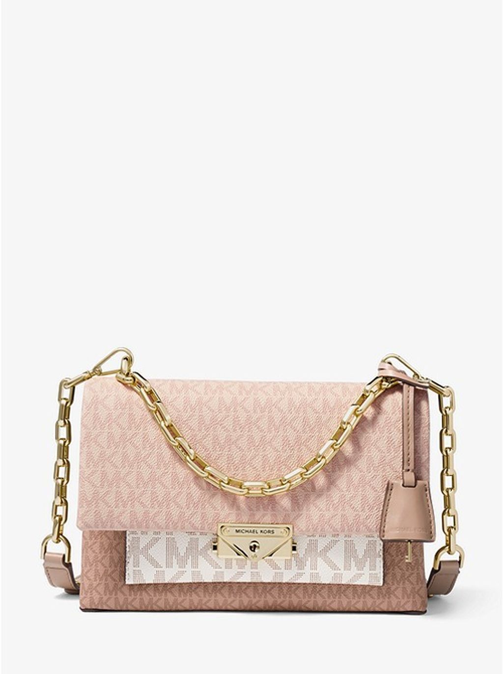 Michael Kors Cece Medium Tri-Color Logo Shoulder Bag – Luxe Paradise