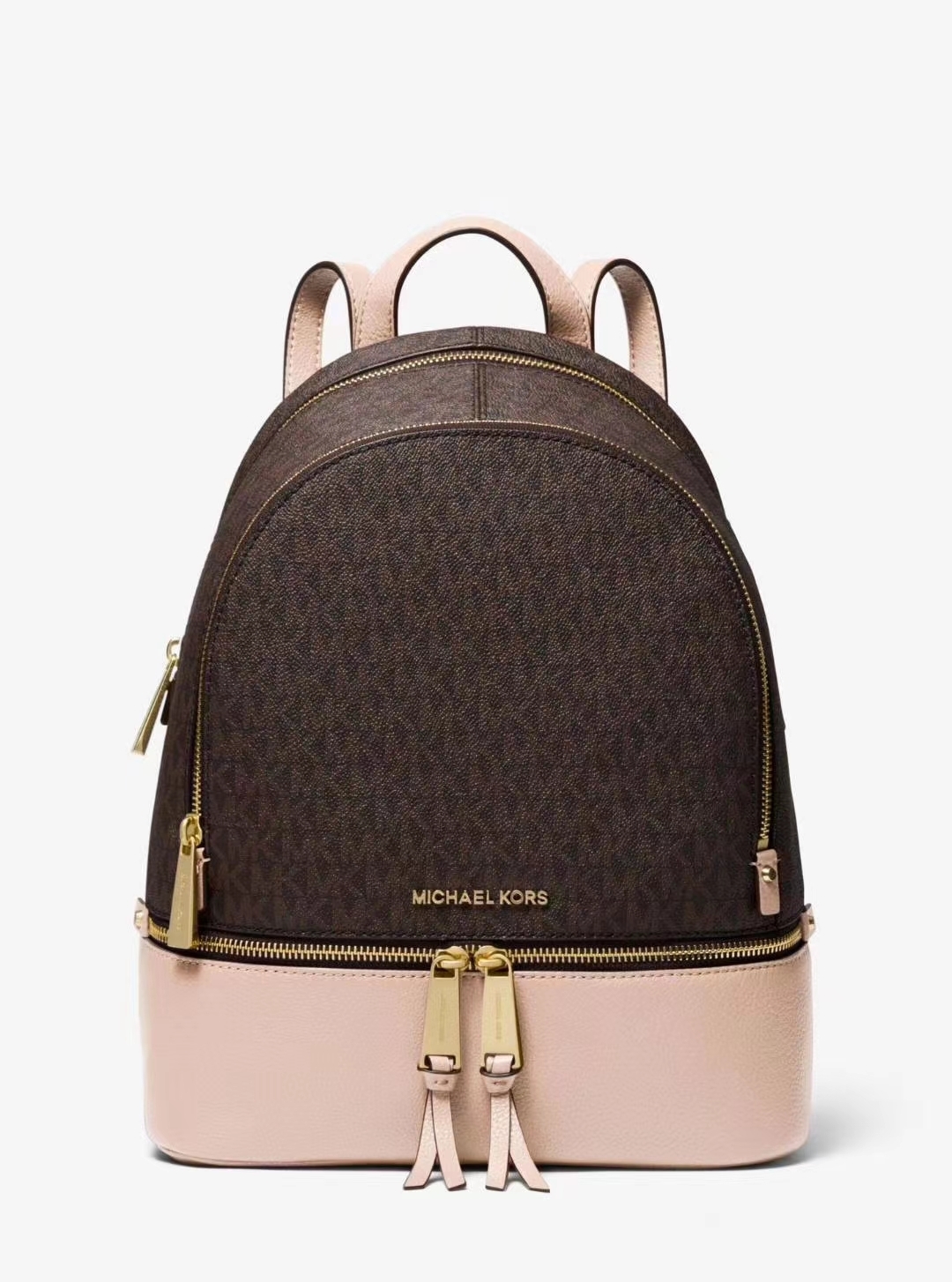 MICHAEL Michael Kors Abbey Jet Set Large Leather Backpack (Black PVC 2019)  : Amazon.in: Fashion