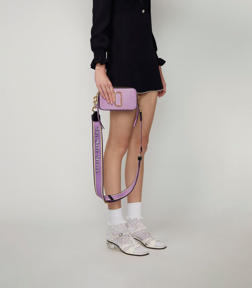 Marc Jacobs The Snapshot Small Camera Bag- Violet Multi 