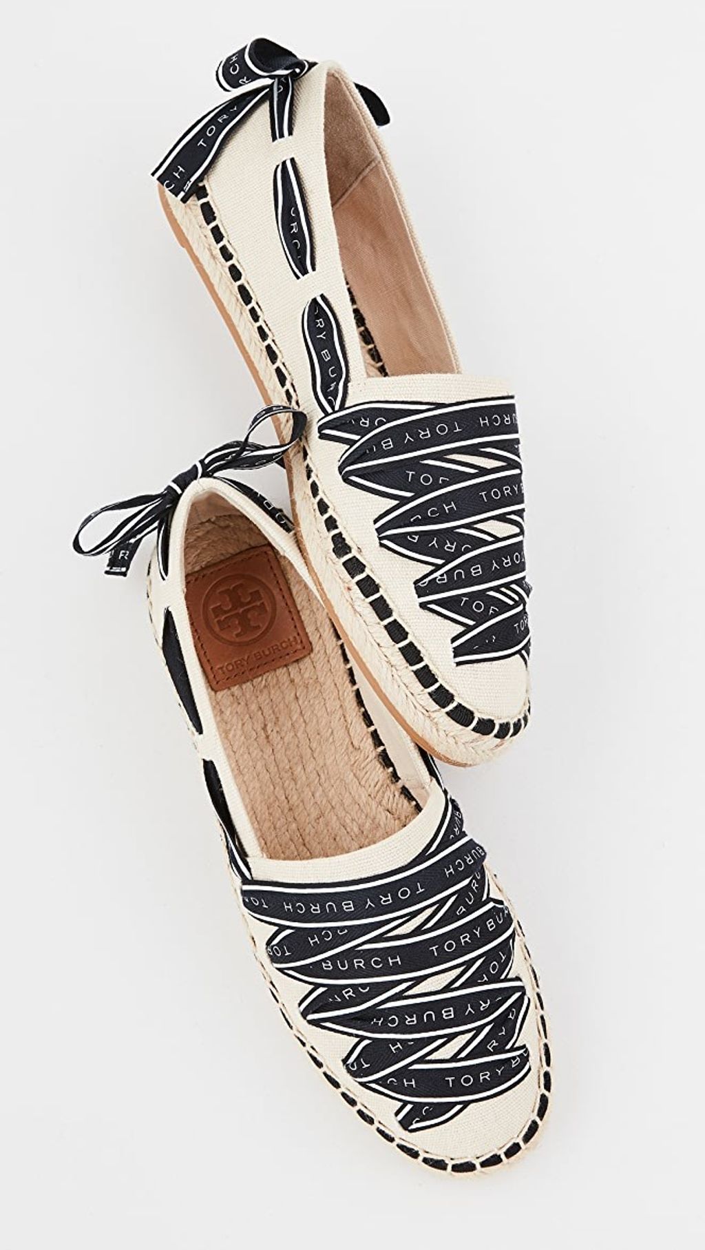 Tory Burch Logo Grosgrain Espadrilles – Luxe Paradise