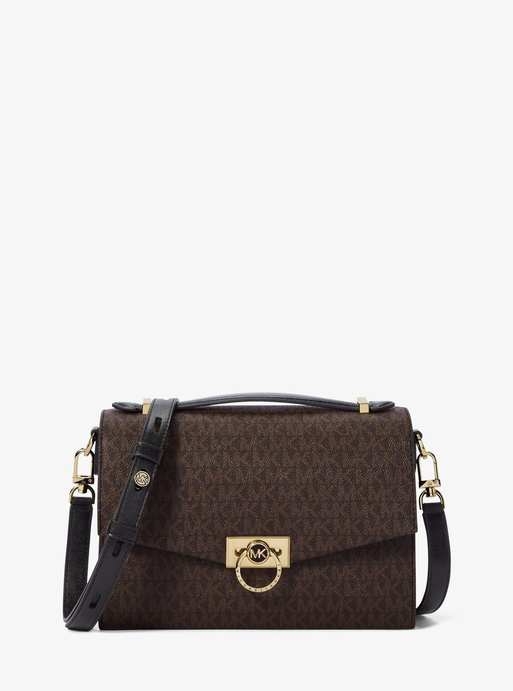 Michael Kors Hendrix Medium Logo Shoulder Bag – Luxe Paradise