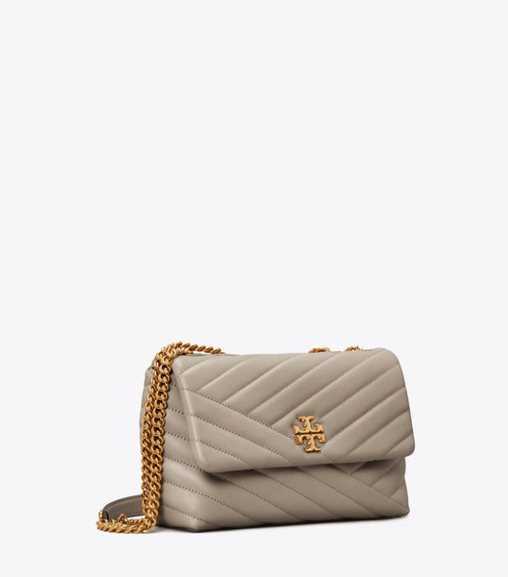 Tory Burch Kira Convertible Shoulder Bag Small Sand Devon, Luxury, Bags &  Wallets on Carousell