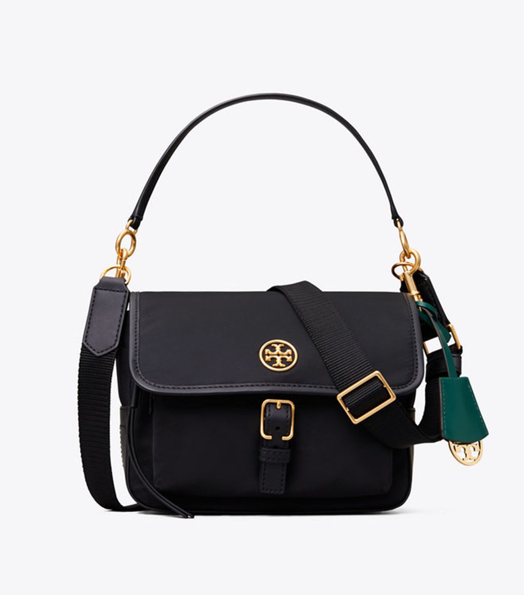 Descubrir 123+ imagen tory burch crossbody nylon messenger ...