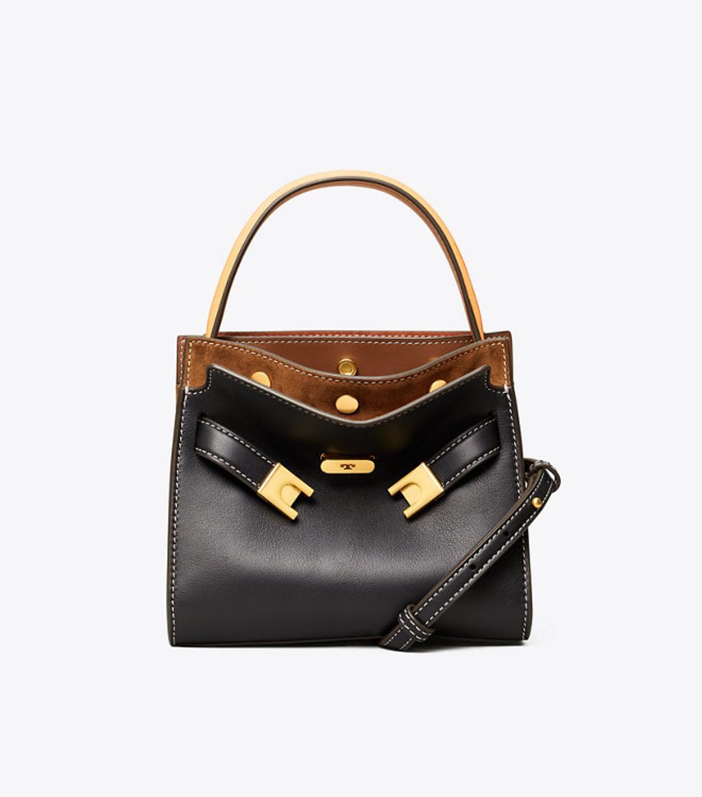 petite lee radziwill leather double bag｜TikTok Search