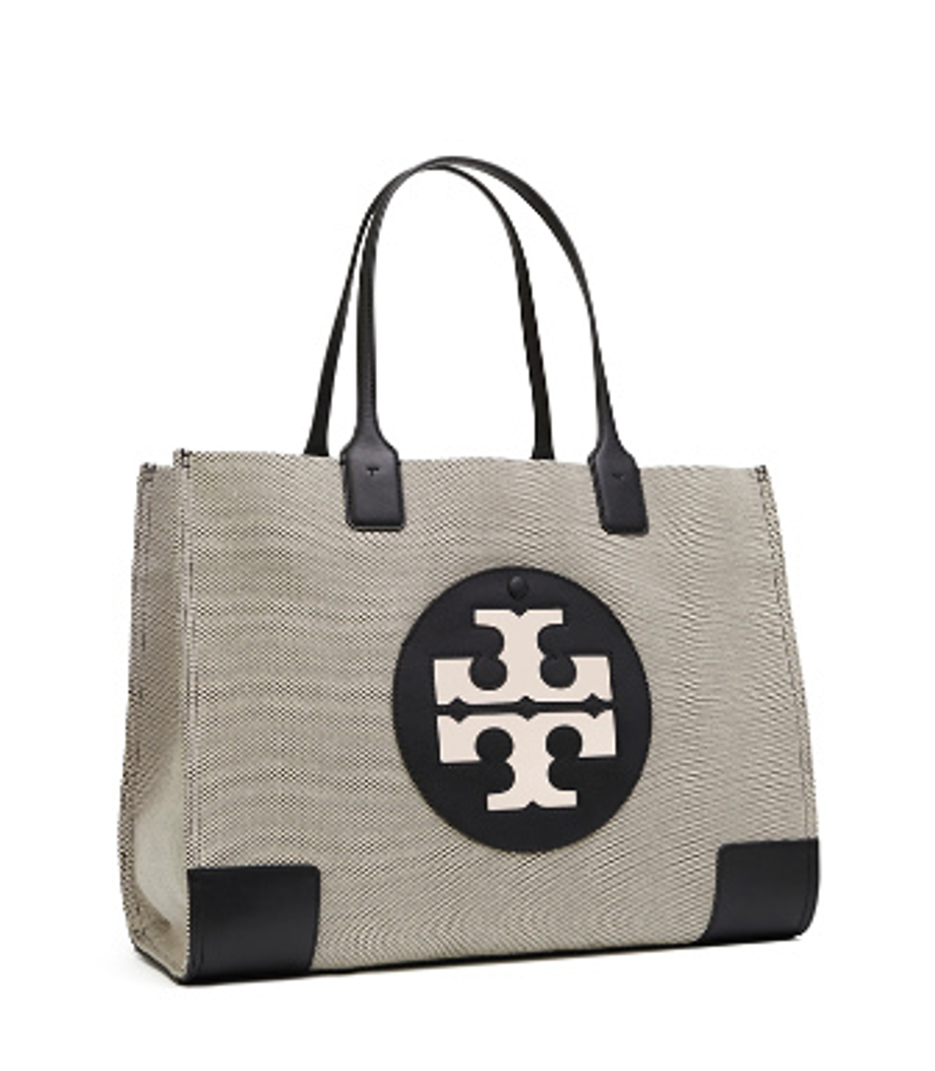 Shop Tory Burch Ella Canvas Market Tote